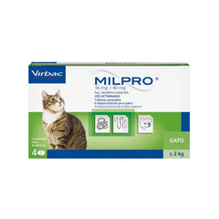 Milpro Cat 2 a 8 KG X 4 Tabletas