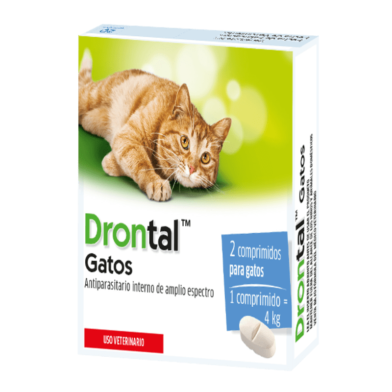 Drontal Gato 4 KG Caja X 2 Tabletas