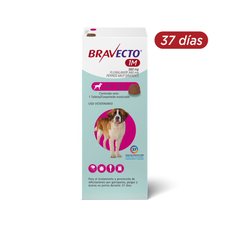 Bravecto® 37 Días 40 a 56 kg