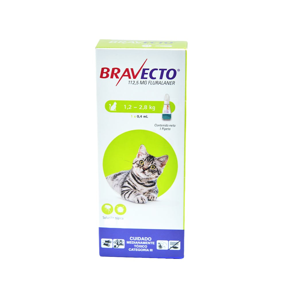 Bravecto® Gatos 1.2 a 2.8 kg